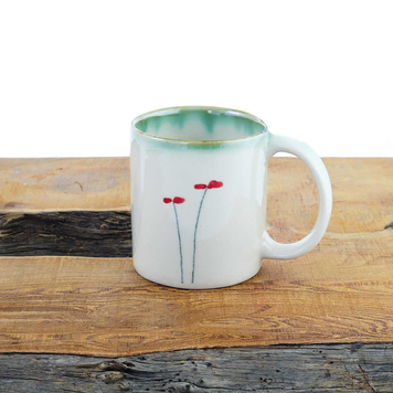 Espresso Mug Poppy Design