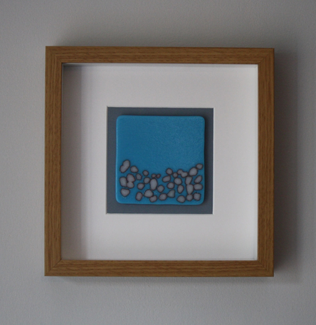 Cyan Blue 'Pebble Beach' Frame Cyan Blue 'Pebble Beach' Frame