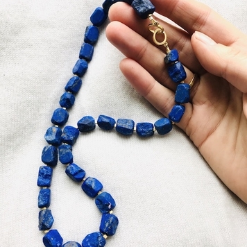 Lapis Lazuli and Gold Necklace