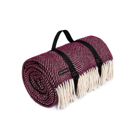 Tweed Picnic Blanket - Waterproof Backing