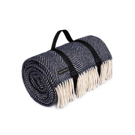 Tweed Picnic Blanket - Waterproof Backing
